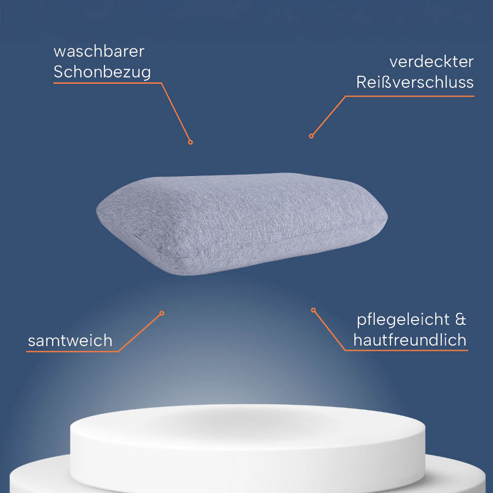 Schonbezüge Doppelpack »GRAU« für Reisekissen »SUPER TRAVEL«