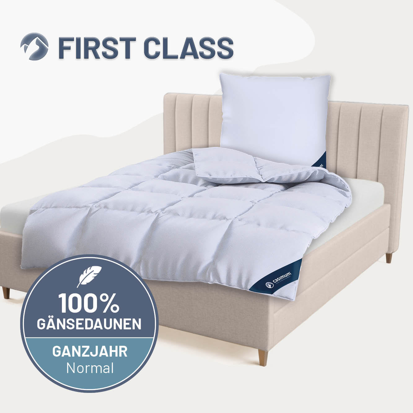 Gänsedaunendecke »FIRST CLASS« – 100% Gänsedaunen