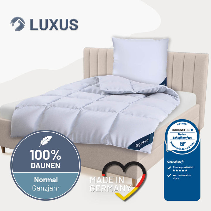 Daunendecke »LUXUS« – 100% Daunen