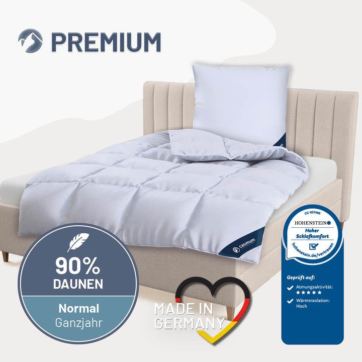 Daunendecke »PREMIUM« – 90% Daunen, 10% Federn
