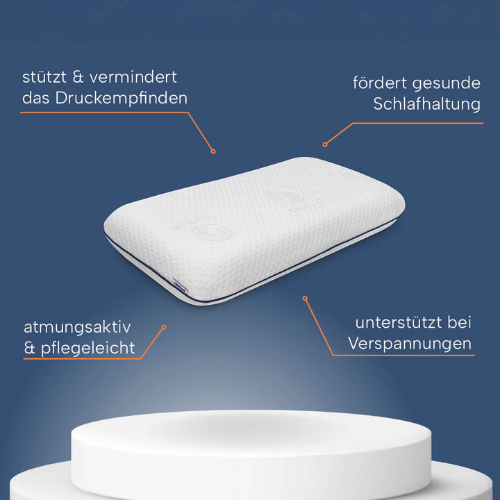 Nackenkissen »COMFORT«, Memory Foam, für sanfte Unterstützung und entspannten Schlaf