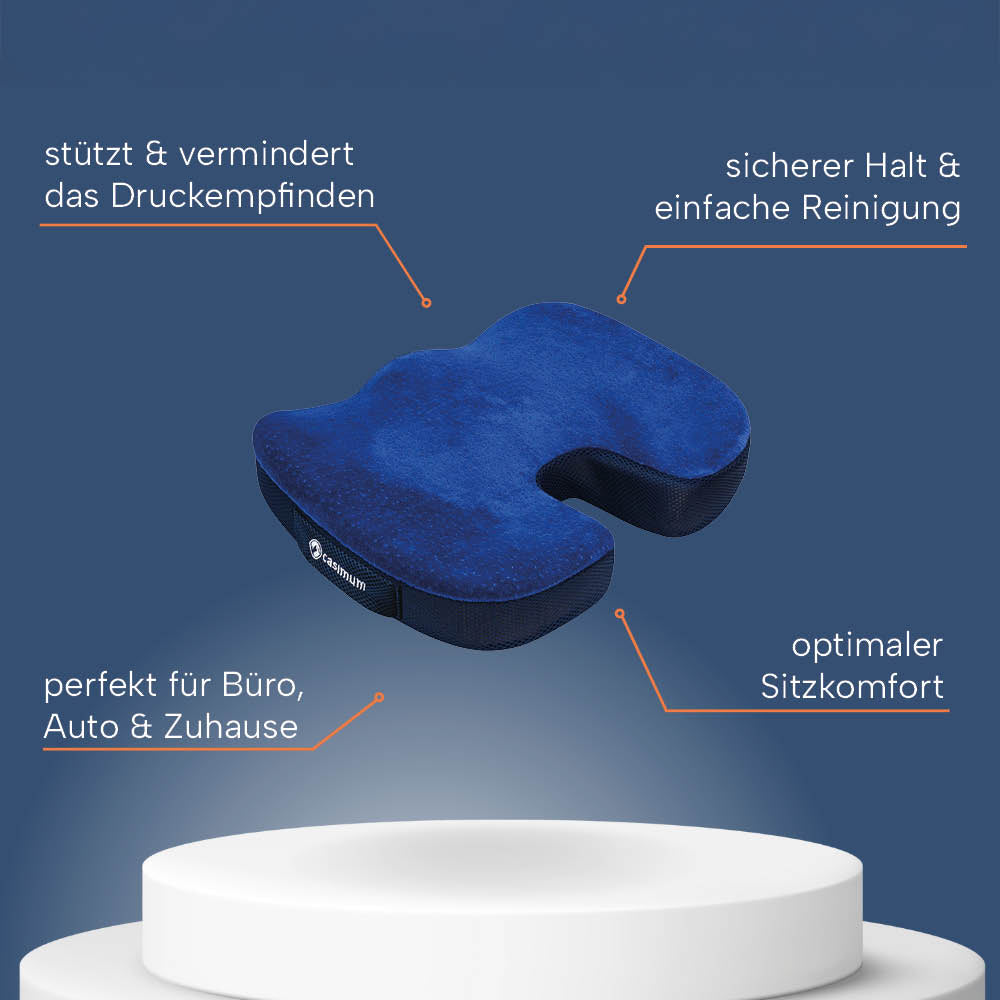 Orthopädisches Sitzkissen »RELIEF«, Memory Foam, für gesundes und ergonomisches Sitzen
