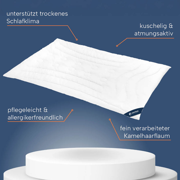 Kamelhaardecke »LUXUS« – 100% Kamelhaar für ein luxuriöses Schlaferlebnis
