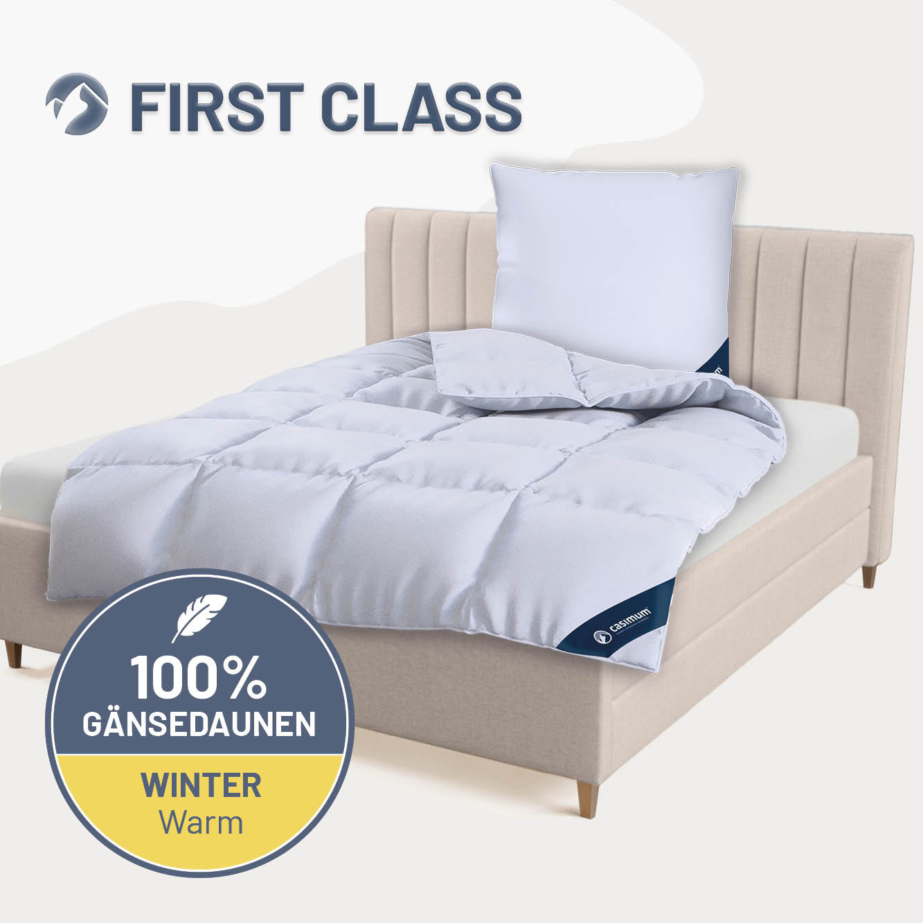 Gänsedaunendecke »FIRST CLASS« – 100% Gänsedaunen