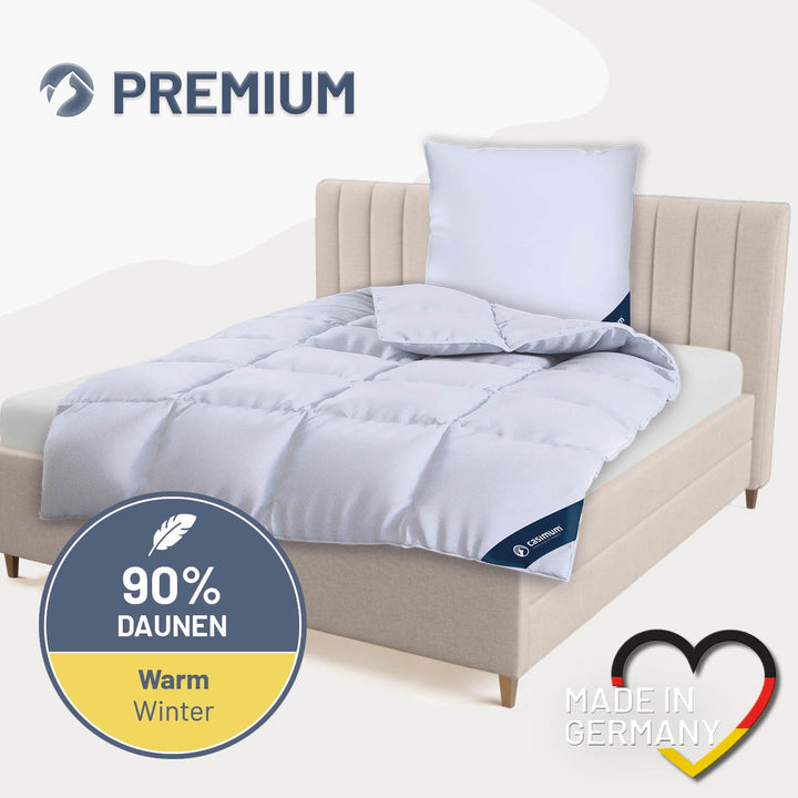 Daunendecke »PREMIUM« – 90% Daunen, 10% Federn