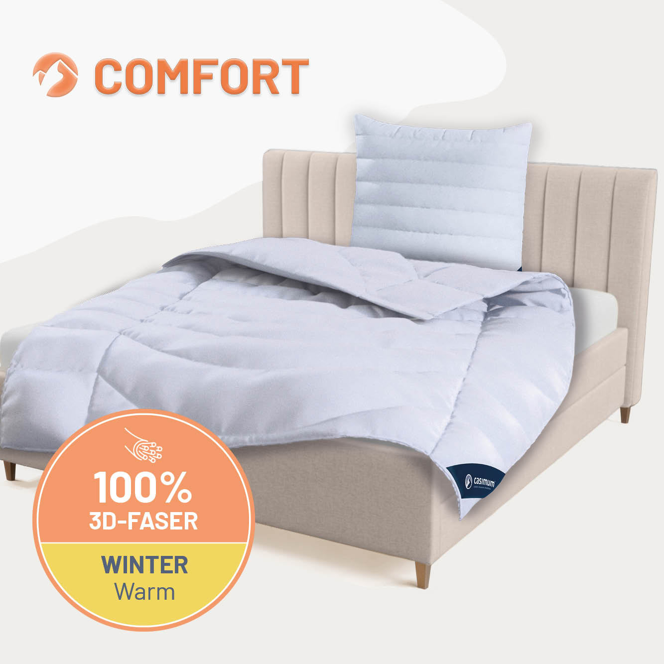 Faserdecke »COMFORT« – 100% Polyester