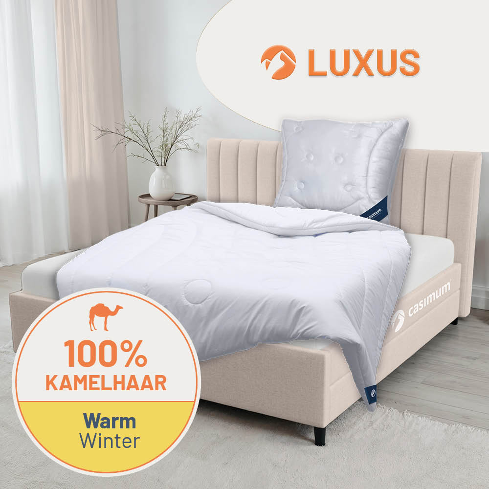 Kamelhaardecke »LUXUS« – 100% Kamelhaar für ein luxuriöses Schlaferlebnis