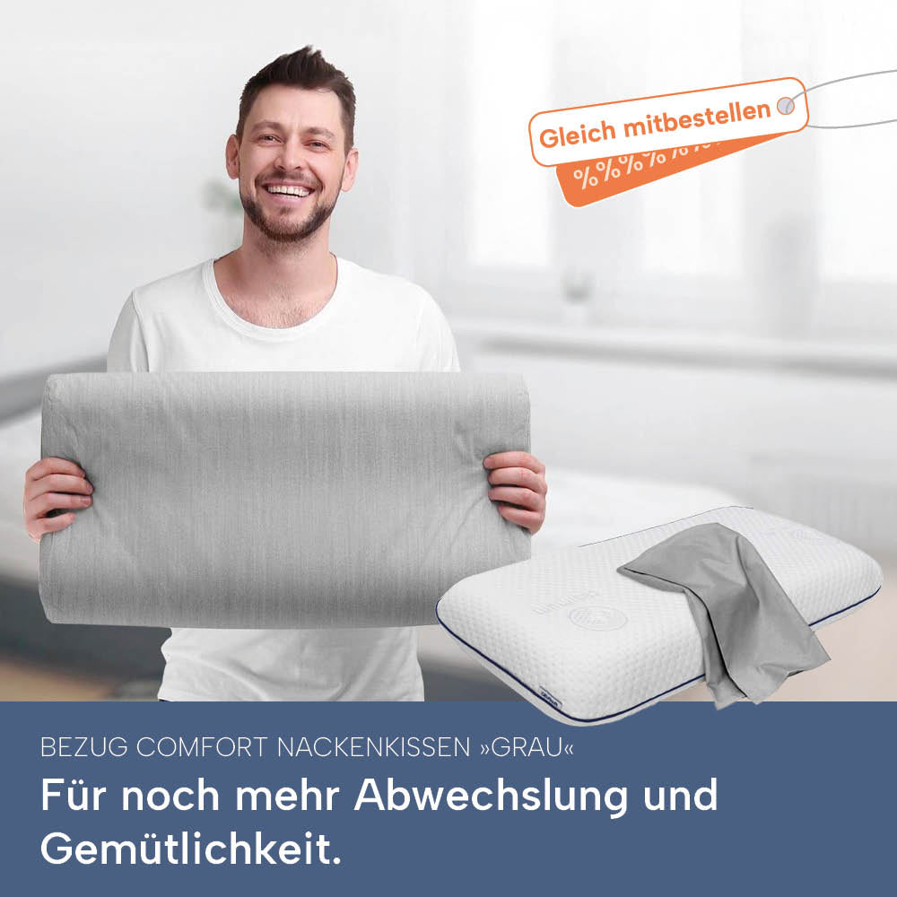 Schonbezüge Doppelpack »BLAU« für Nackenkissen »COMFORT«