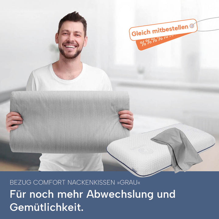 Schonbezüge Doppelpack »BLAU« für Nackenkissen »COMFORT«