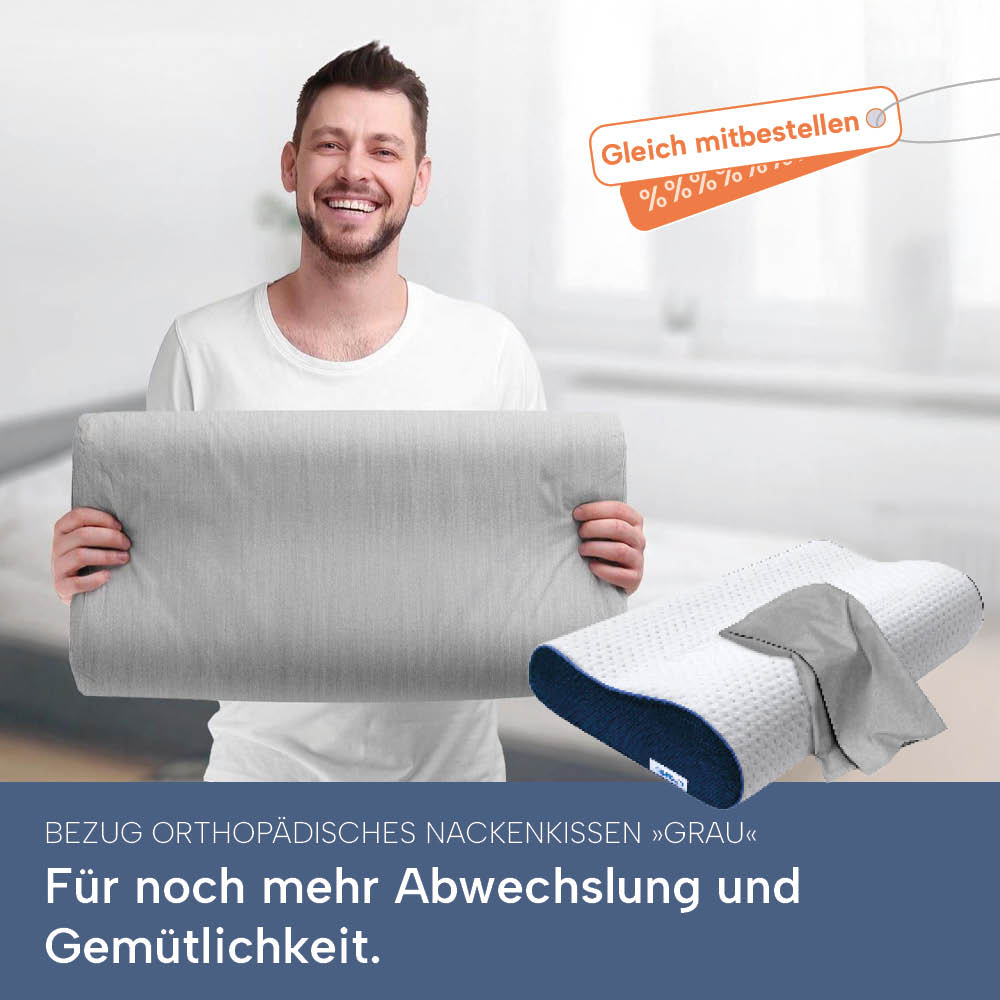 Schonbezüge Doppelpack »BLAU« für Orthopädisches Nackenkissen »ERGO VARIO«