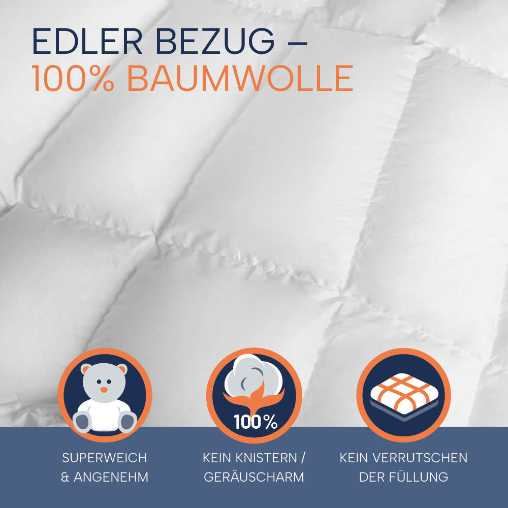 Kamelhaardecke »LUXUS« – 100% Kamelhaar für ein luxuriöses Schlaferlebnis