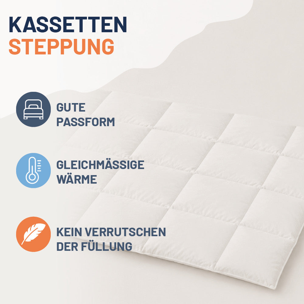 Daunendecke »LUXUS« – 100% Daunen