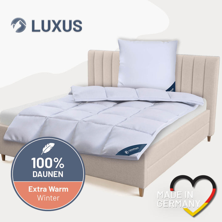 Daunendecke »LUXUS« – 100% Daunen