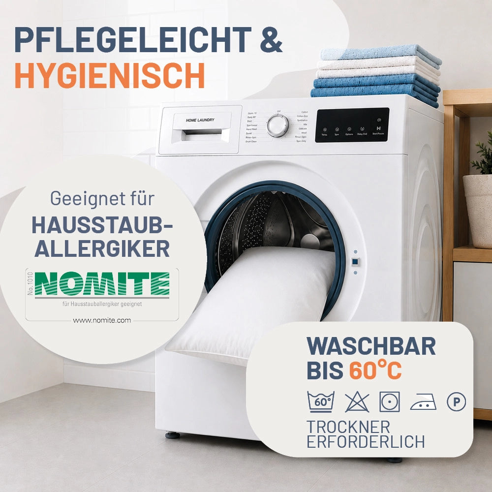 Feder- und Daunenkissen »PREMIUM« – 70% Federn, 30% Daunen