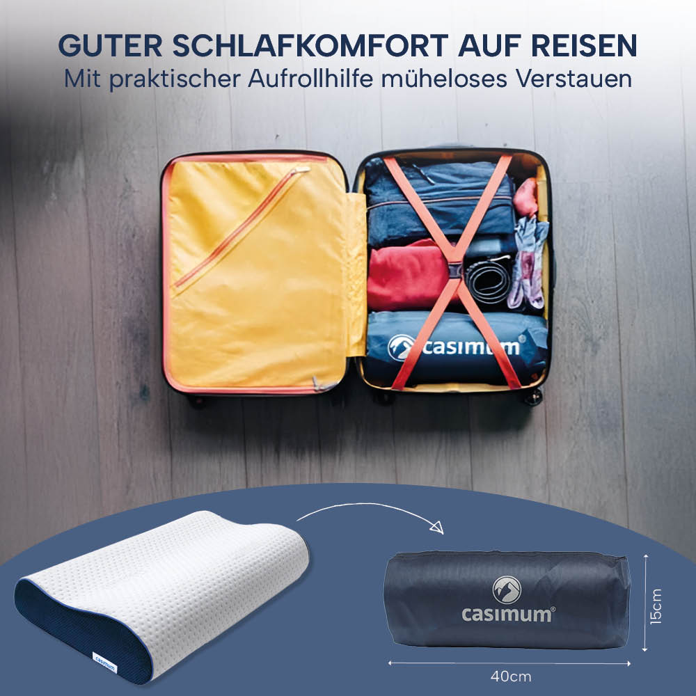 Orthopädisches Nackenkissen »ERGO VARIO«, Memory Foam, für beste Nackenunterstützung, zertifiziert vom Institut für Gesundheit & Ergonimie