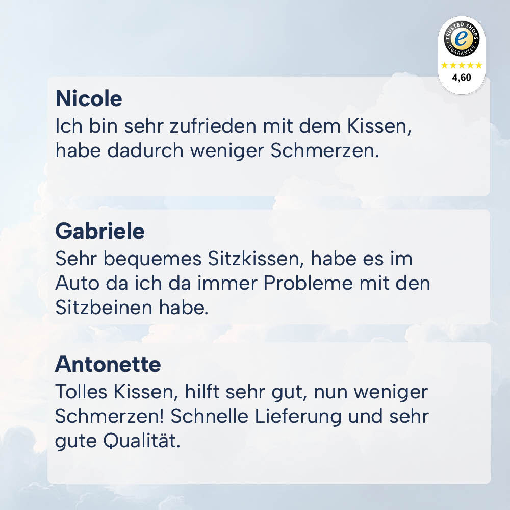 Orthopädisches Sitzkissen »RELIEF«, Memory Foam, für gesundes und ergonomisches Sitzen