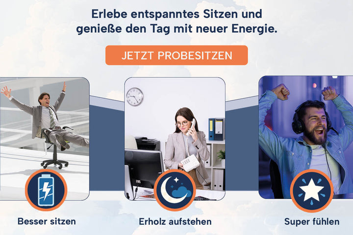 Orthopädisches Sitzkissen »RELIEF«, Memory Foam, für gesundes und ergonomisches Sitzen