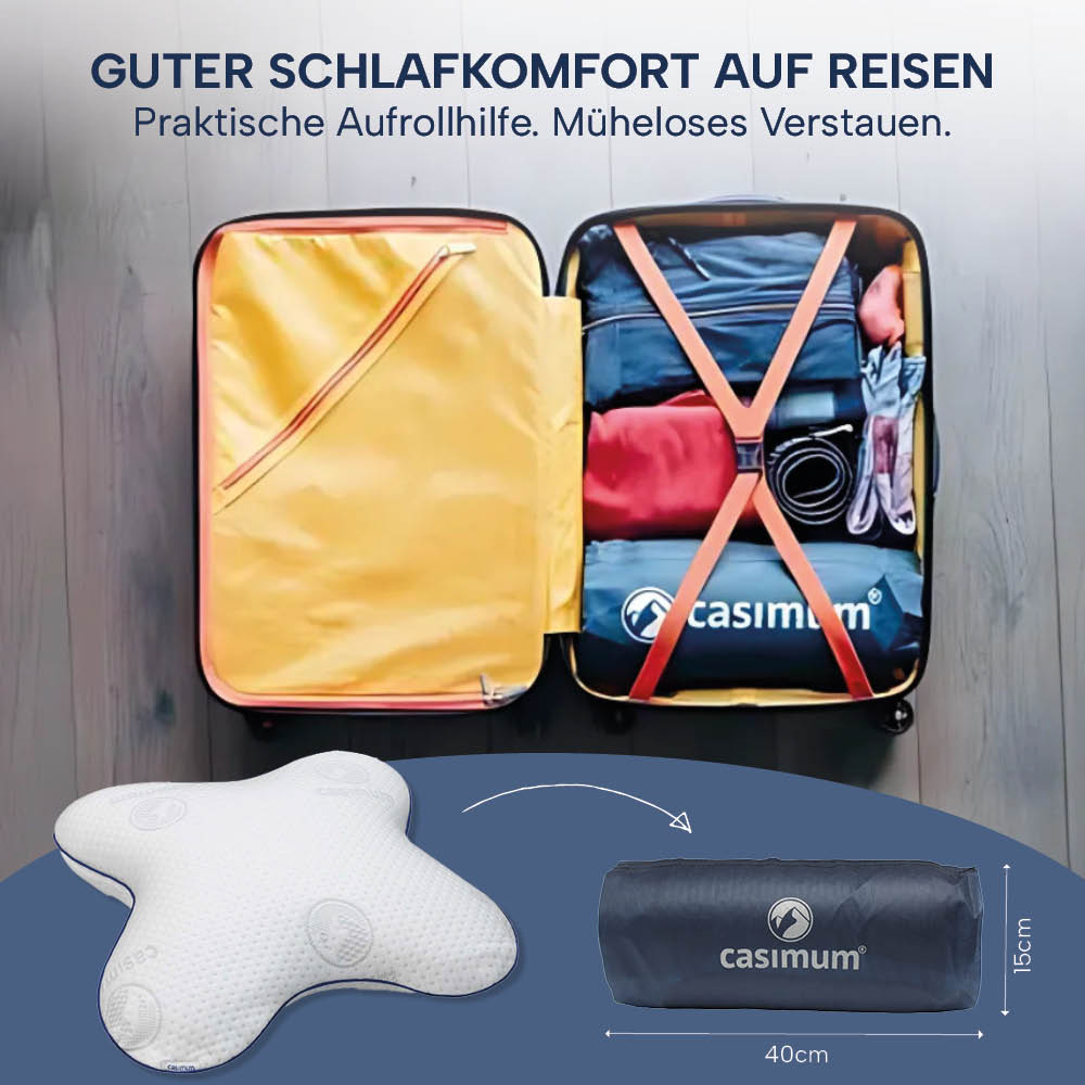 Schmetterlingskissen »BUTTERFLY«, Memory Foam, sehr gute Ergonomie, zertifiziert vom Institut für Gesundheit & Ergonomie