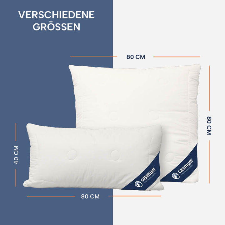 3-Kammer-Kamelhaarkissen »LUXUS« – 100% Kamelhaar (Außen) für ein luxuriöses Schlaferlebnis