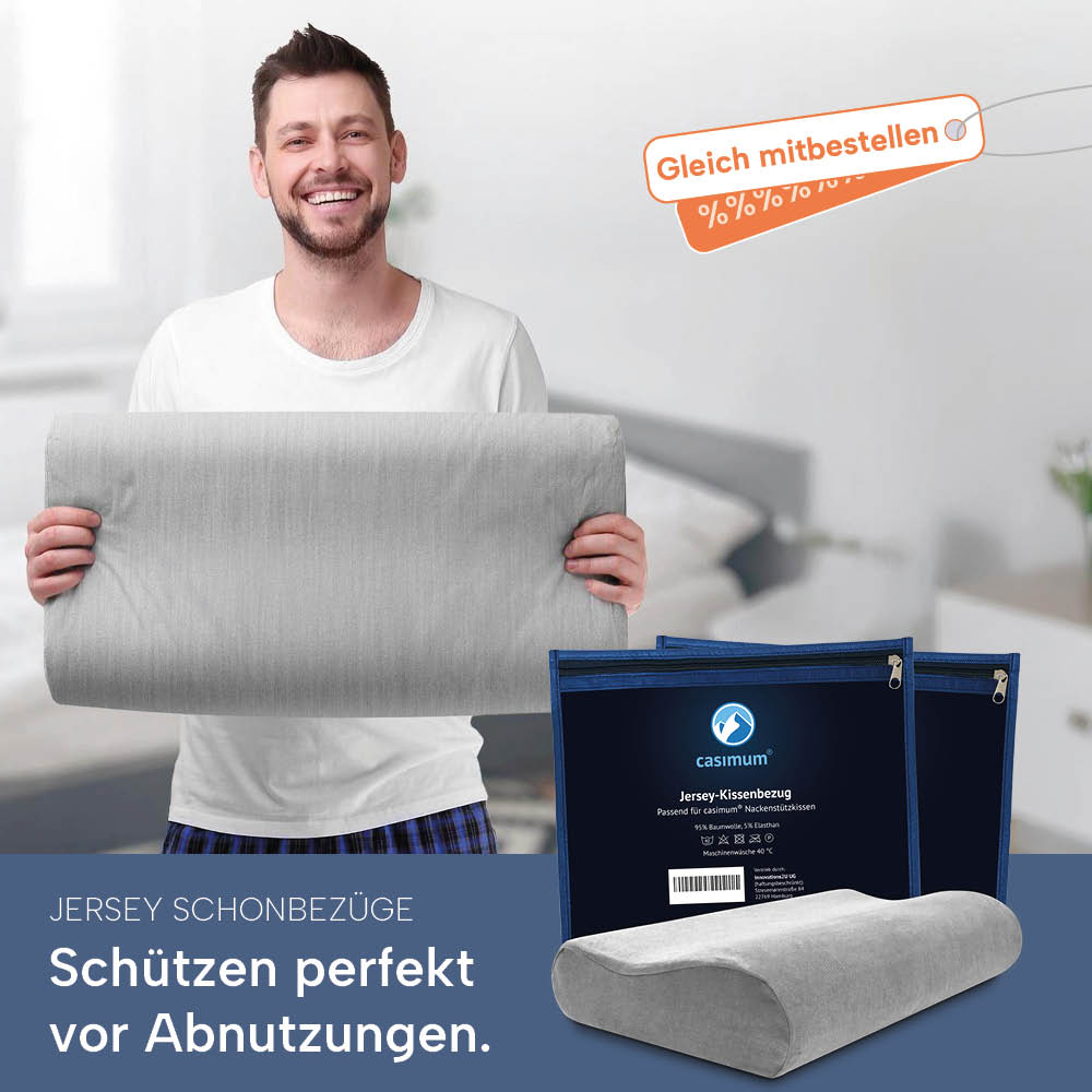 Orthopädisches Nackenkissen »ERGO VARIO«, Memory Foam, für beste Nackenunterstützung, zertifiziert vom Institut für Gesundheit & Ergonimie