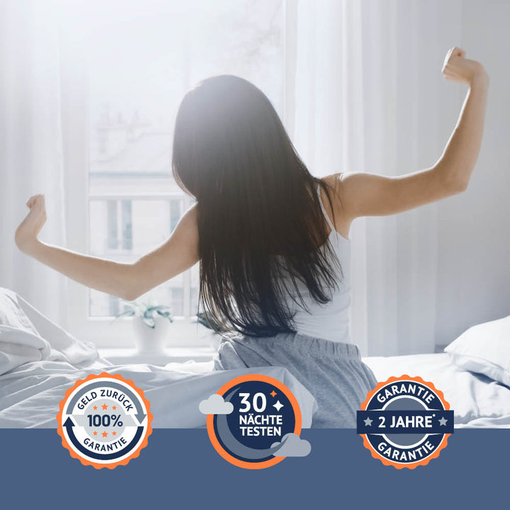 3-Kammer-Faserkissen »COMFORT« – 100% Polyester mit 3D-Hohlfaser für erholsame Nächte