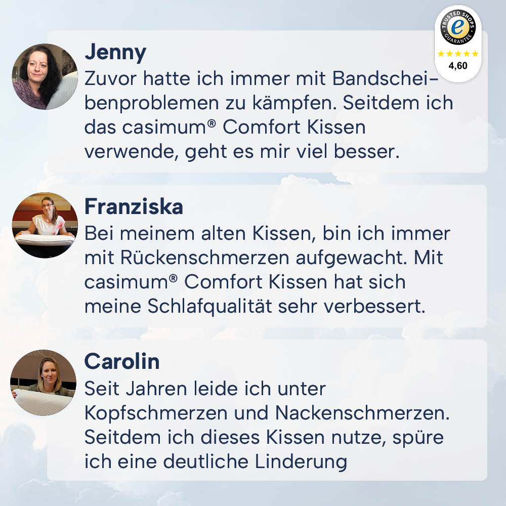 Nackenkissen »COMFORT«, Memory Foam, für sanfte Unterstützung und entspannten Schlaf