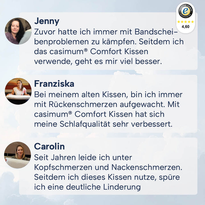 Nackenkissen »COMFORT«, Memory Foam, für sanfte Unterstützung und entspannten Schlaf