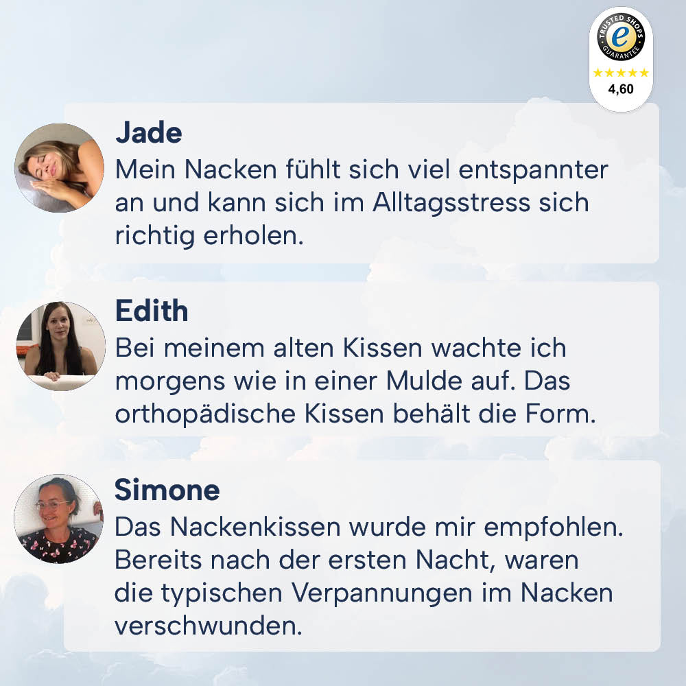 Orthopädisches Nackenkissen »ERGO VARIO«, Memory Foam, für beste Nackenunterstützung, zertifiziert vom Institut für Gesundheit & Ergonimie