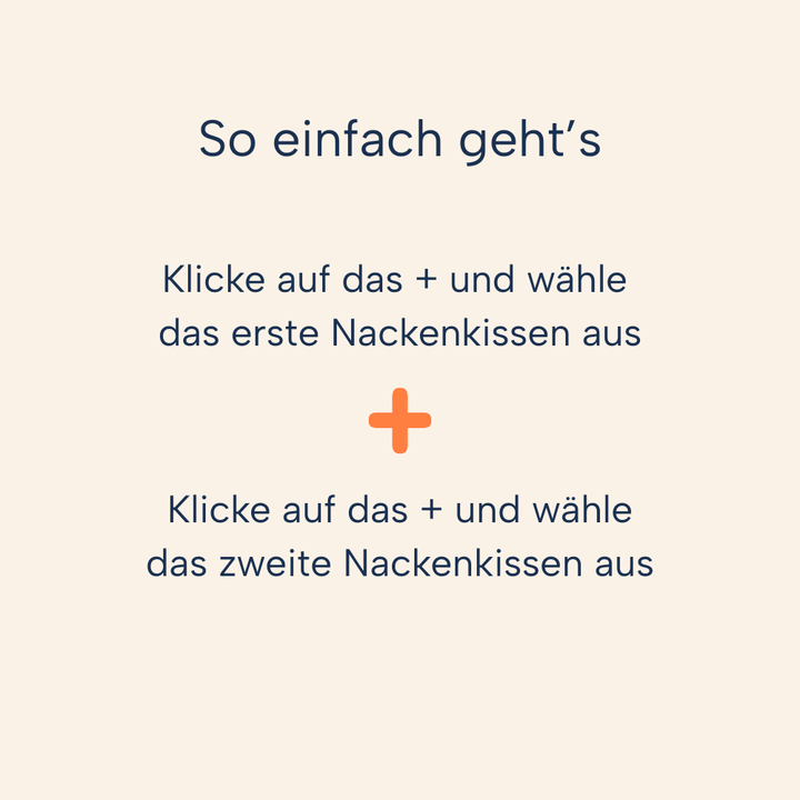 2er Nackenkissen-Set